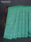 Banarasi semi katan silk saree green with allover zari woven brocade weaves and zari woven border