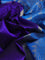 10 Yards silk cotton saree blue and cs blue with plain body and zari woven korvai border