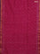 Chanderi bagru saree pink with allover prints and maheswari border