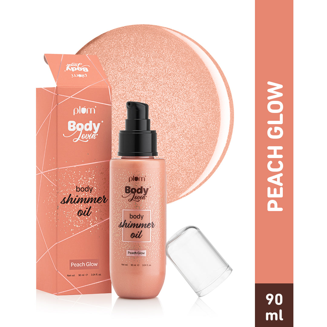 Plum BodyLovin' Body Shimmer Oil, buildable formula that's perfect for all  Indian skin tones