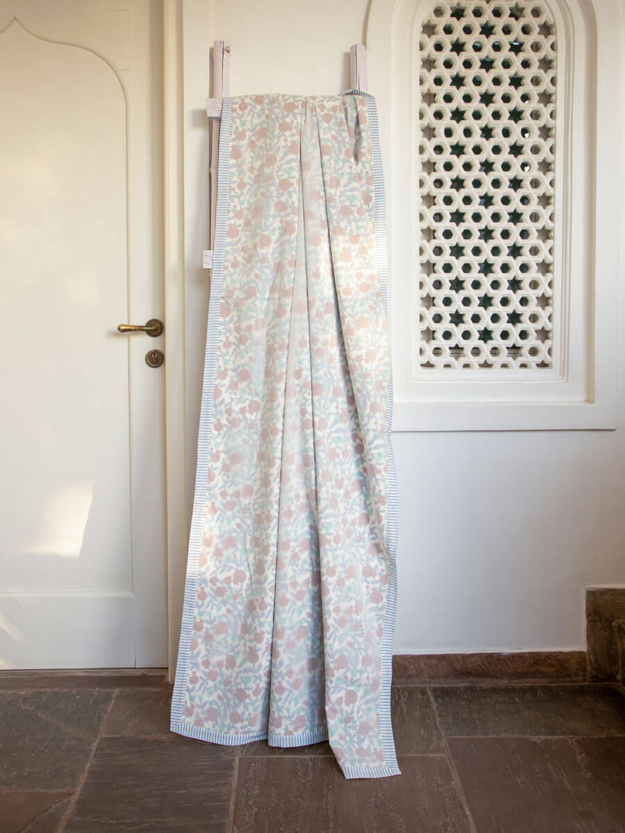 Fruit of Paradise Block Printed Muslin Dohar