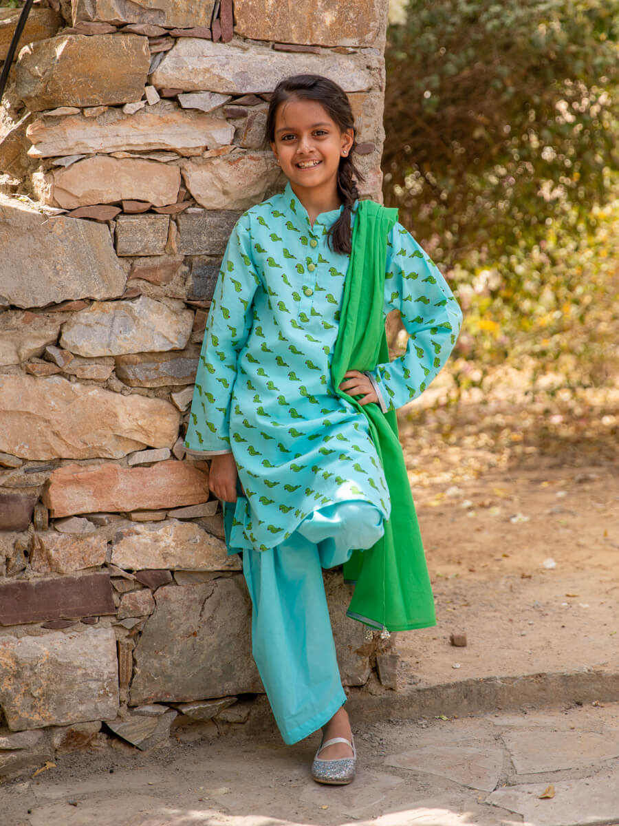 Set of 3 - Inaya Cotton Salwar Kameez Set