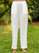 Snow White Cotton Trousers