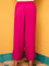 Solid Fuchsia Pink Modal Palazzo Pants