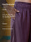 Solid Purple Viscose Palazzo Pants