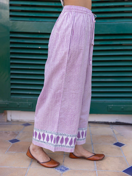 Zoya Cotton Palazzo Pants