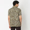 Camp Collar Half Sleeve Printed Retreat Shirt