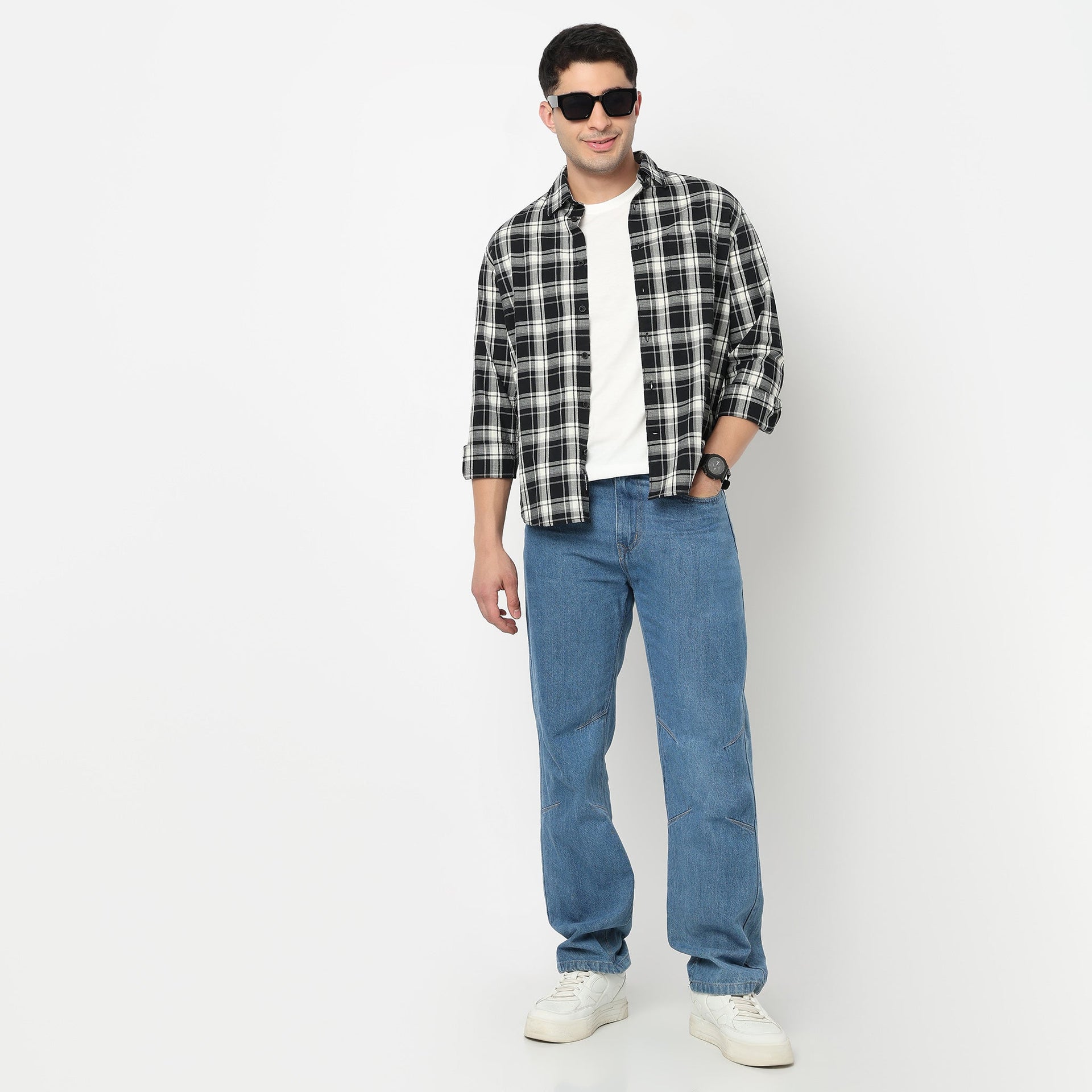 Cotton Checkered Nottingham Shirt