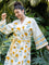 Sangeet Luxury Block Printed Cotton Bath Robe