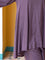 Solid Purple Asymmetrical Top