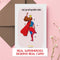 Supermom Cape Card - Marathi