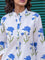 Royal Lotus Block Printed Cotton Kurta