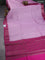 Chiniya silk saree light pink and pink with allover thread & zari woven buttas and banarasi style border
