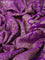 Banarasi crepe saree violet with allover thread & zari weaves and woven border