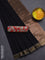 Bengal soft cotton saree black and red with plain body and zari woven border