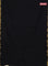 Bengal soft cotton saree black and blue with plain body and zari woven border