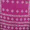 Batik cotton saree mild purple with allover sequin work & batik butta prints and printed lace work border