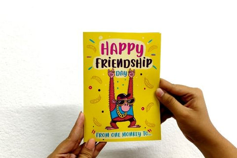 Friendship Monkey Card