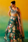 Lush Green Floral Lengha