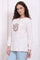 White Embroidered Pure Cotton Top with Lace