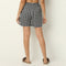 Above Knee Checkered Lounge Shorts