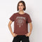 Cotton Crew Neck Graphic T-Shirt