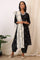 Black Bandhani Printed Pure Cotton Kurta, Pants and Dupatta Set