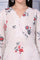 Off-White Floral Printed Pure Cotton A-line Kurta and Pants Co-ord Set