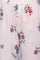 Off-White Floral Printed Pure Cotton A-line Kurta and Pants Co-ord Set