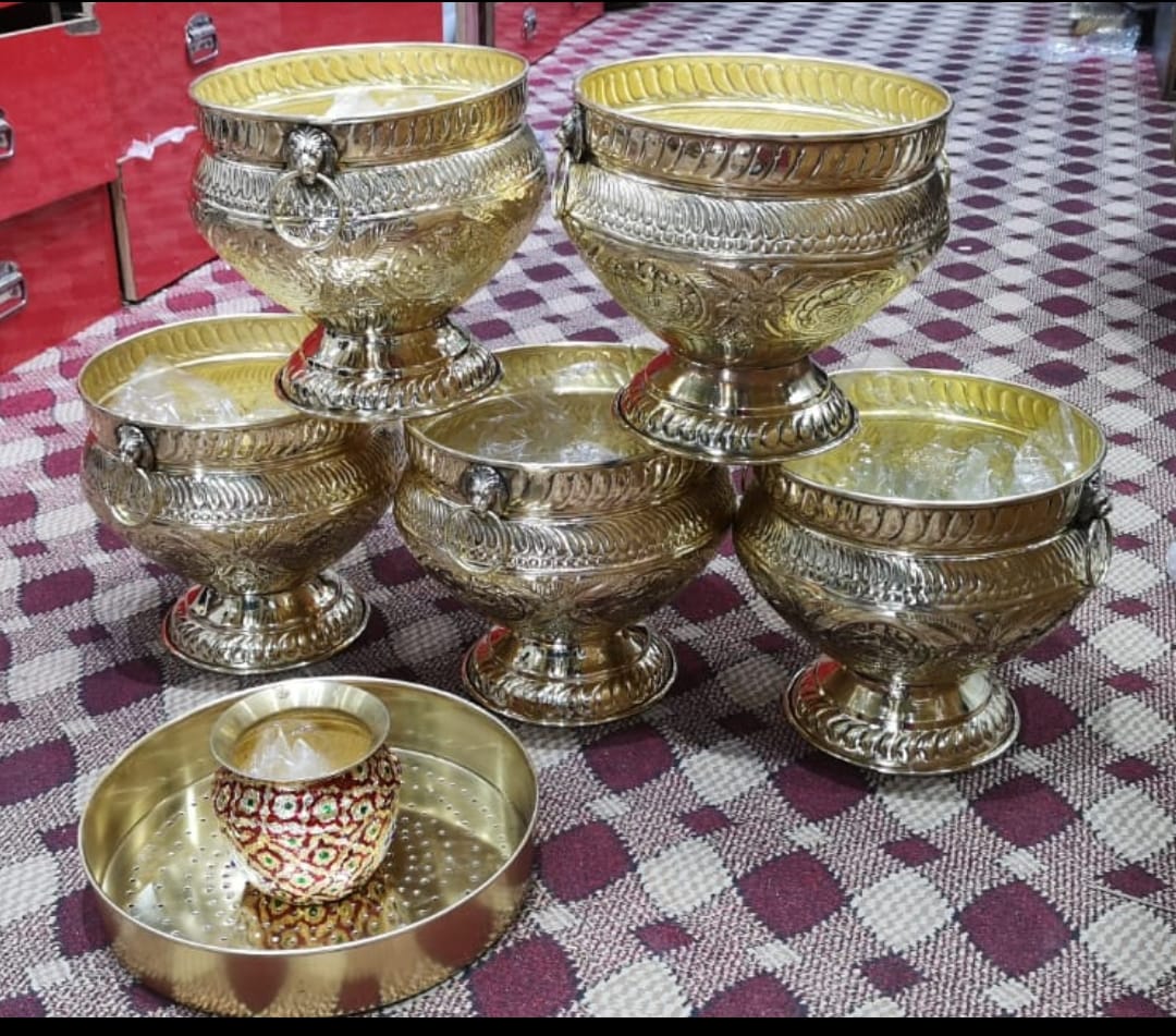 Mangal Snanam Set For Rent, Gangalam, Wedding Mangal Snanam Set- 10 Inch