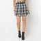 Checkered High Rise Betty Skirt