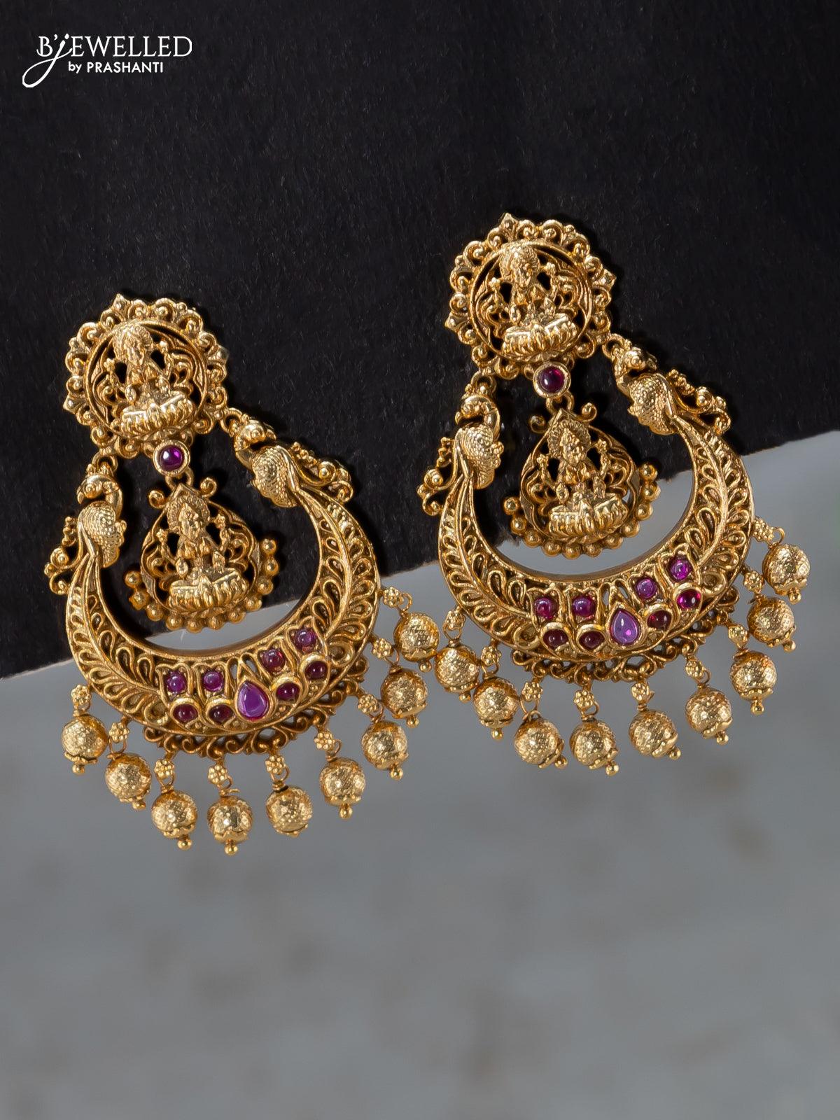 Trendy Stone Hoop earrings – Khushi Handicrafts