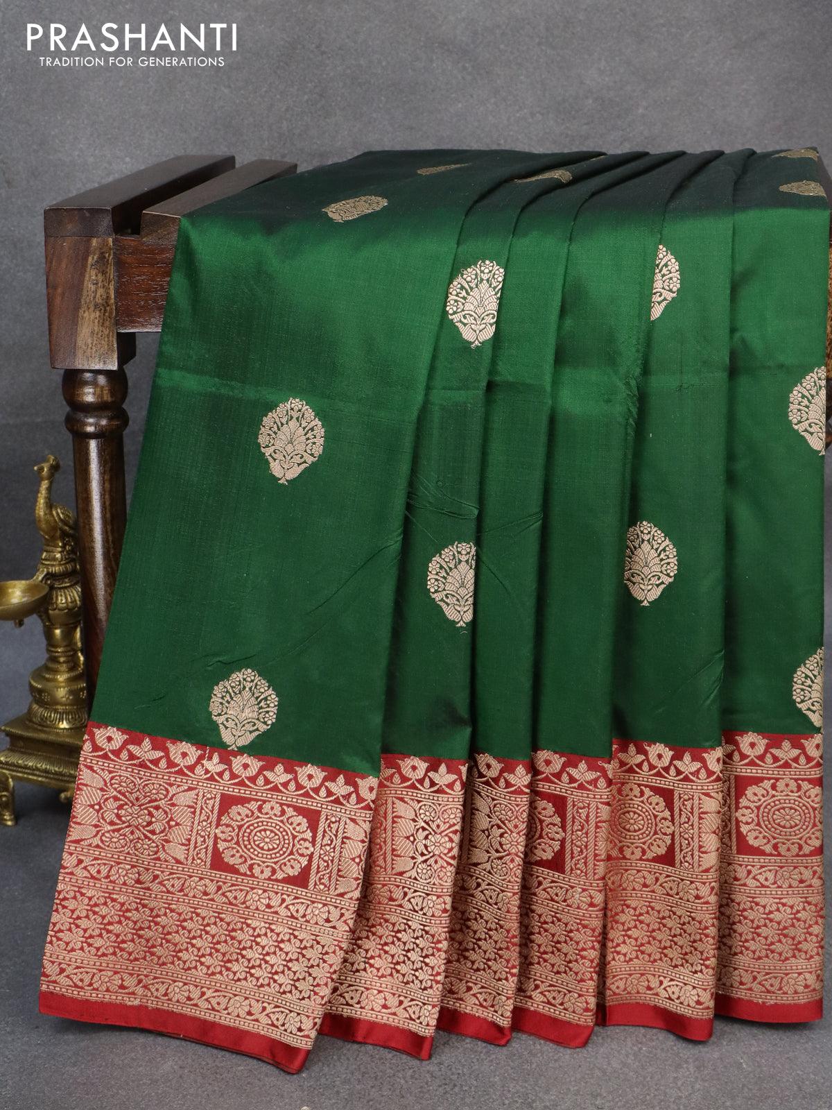 Katan Banarasi Silk Bridal Saree Designs Online Shopping India USA UK –  Sunasa