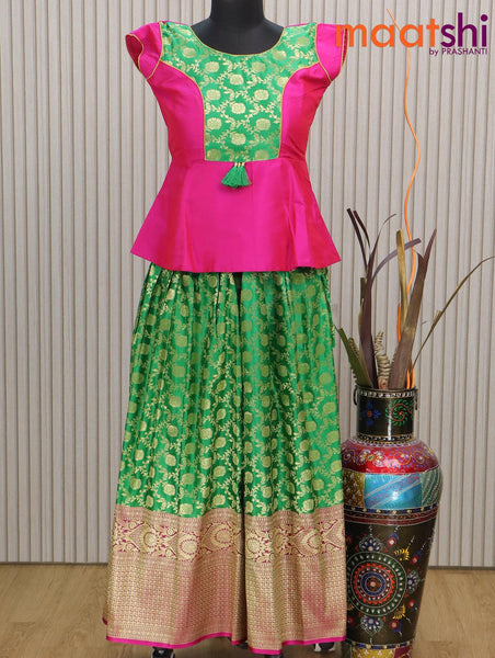 Size 10-11 Year Old Girls Kids Silk Lehenga With Stitched Blouse in  Attractive Colors Kids Lehenga Choli - Etsy
