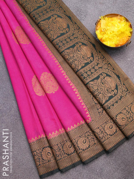 Semi soft silk saree – www.vannamayil.com