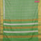 Bhagalpuri saree green with allover bandhani prints and zari woven border