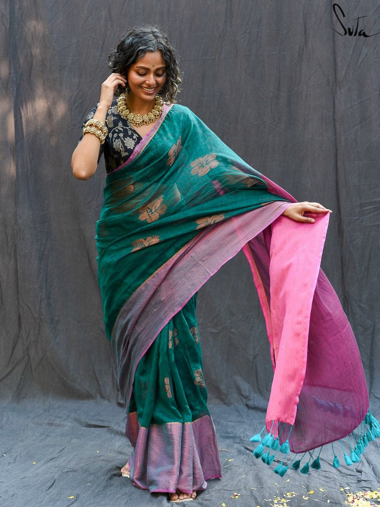 Lot of 10 piece, kusumhandicrafts Silk Sari Fabric Used Bundle for