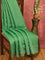 Chappa saree green with stone & beaded embroidery work