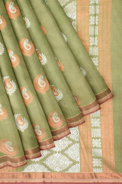 Nalli Green Coimbatore Cotton Ceremony Saree (ES0088996) in Thane at best  price by Rangoli Sarees - Justdial