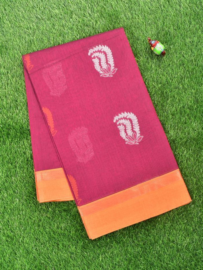 Buy Maroon Sleeveless Plus Size Sarees Online for Women in USA