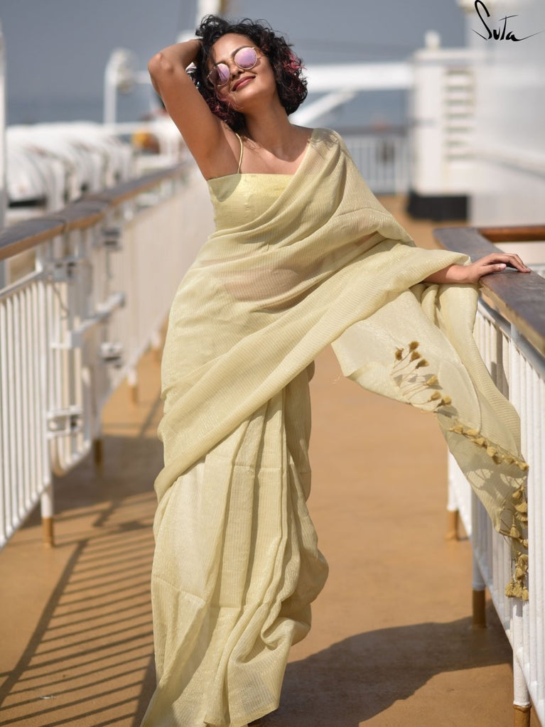 Buy The Secret Boutique Womens Cotton Saree Shapewear Petticoat, Gold dust  Colour Size-S at