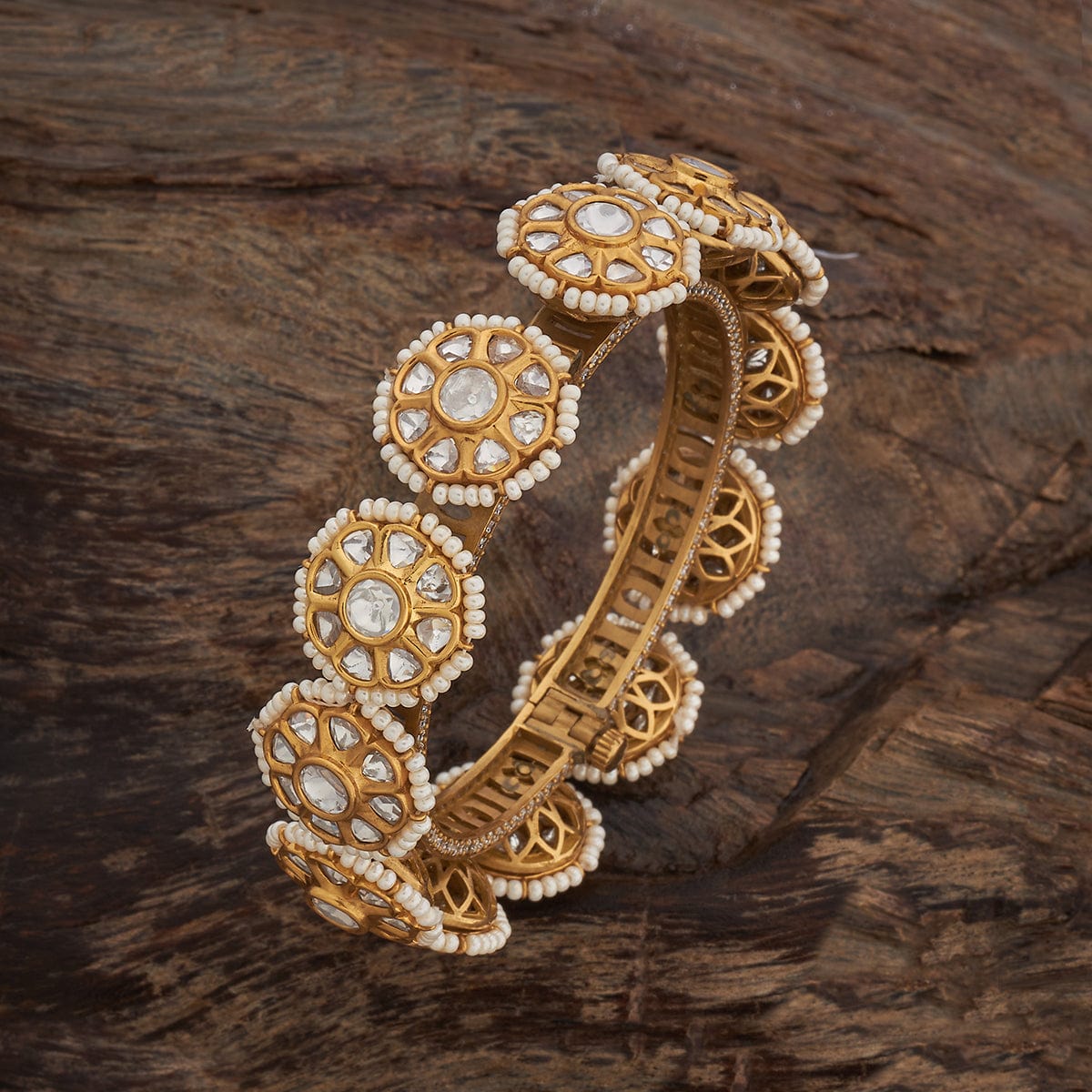 Kundan Bangle 181358