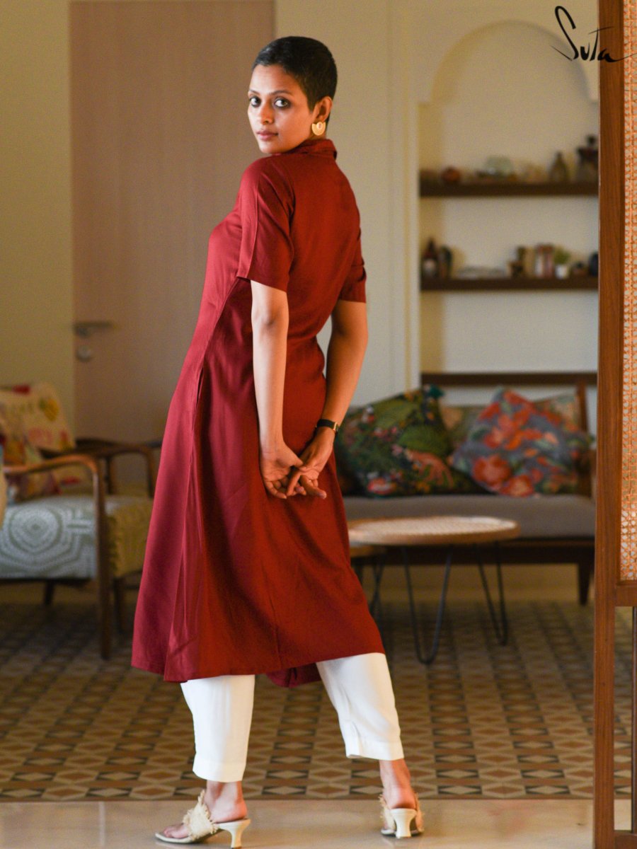 Jahida Premium Red Printed Cotton Kurta Pent With Dupatta Set For Women |  by Newkurti | Medium