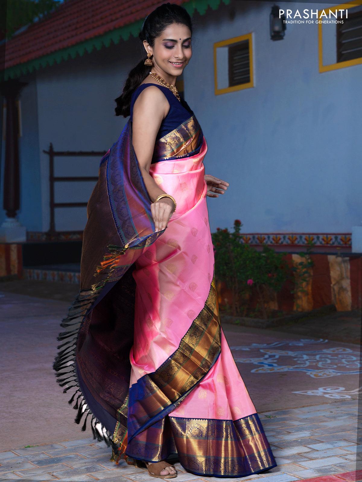 Ladies Party Wear Peacock Design Silk Saree, Length: 6.3 m at Rs 750 in  Surat