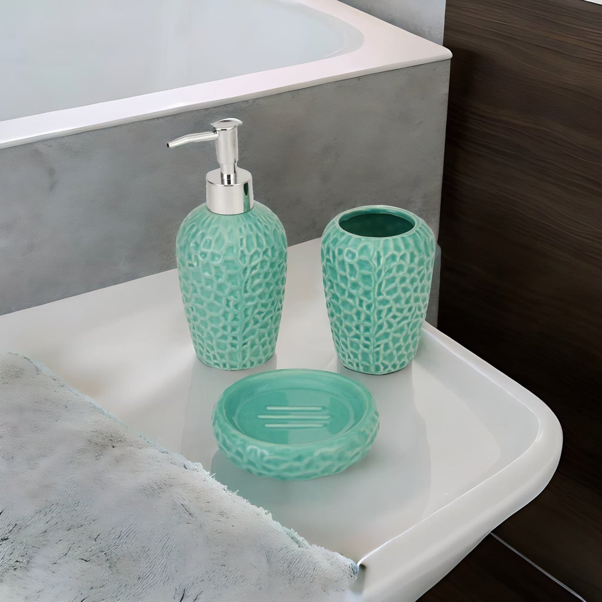  Minxy Bathroom Dish Silicone Rubber Holder with Drain