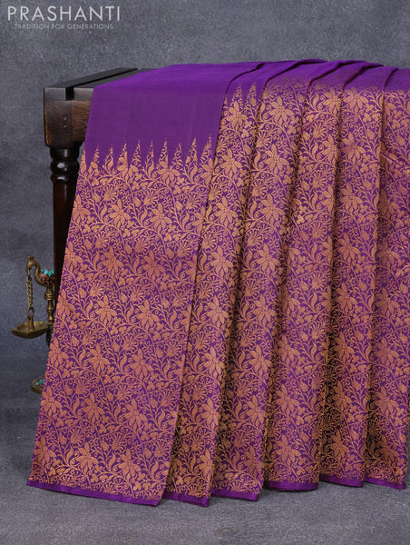 Buy Samah Dyed, Embroidered, Embellished, Self Design Bollywood Georgette Purple  Sarees Online @ Best Price In India | Flipkart.com