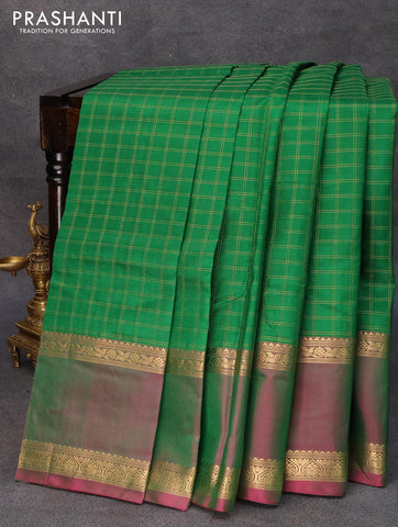 Semi raw silk saree dark blue with zari woven buttas in borderless sty – Prashanti  Sarees