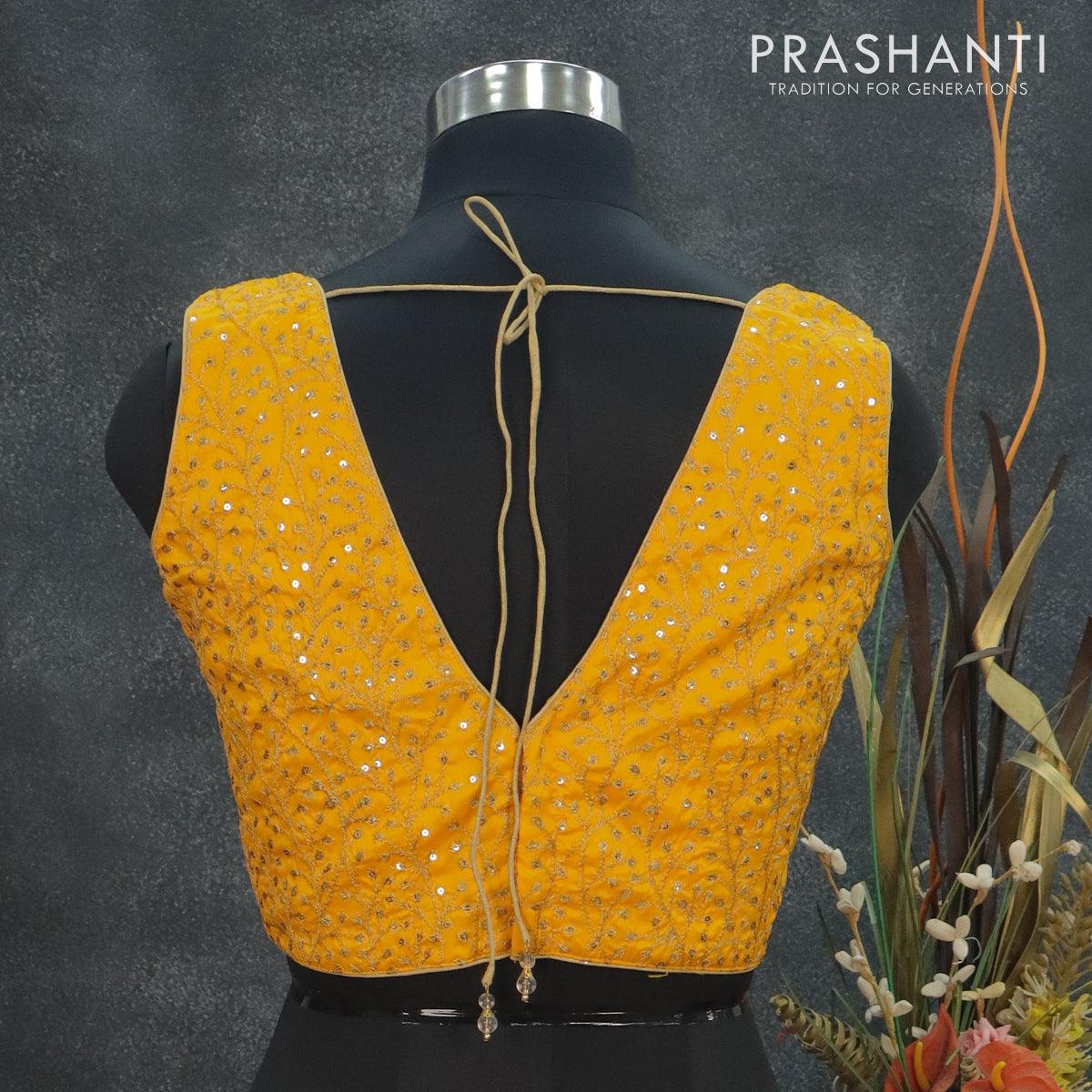 mango yellow blouse