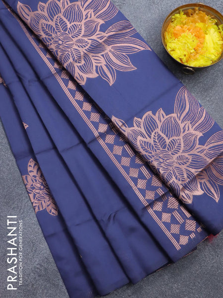 Pista Green & Grey Kanchivaram Semi Soft Silk Saree - Sri Arya Silks