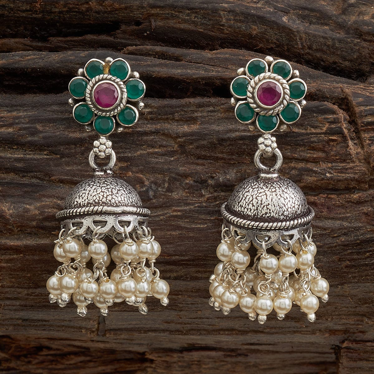 925 silver Handmade Vintage design trendy stylish stud drop dangler earring  with gorgeous color stone Tribal wedding brides earrings s924 | TRIBAL  ORNAMENTS